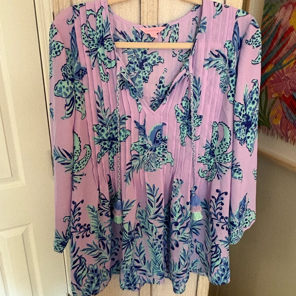 Lilly Pulitzer Floral Marilina Women's Top